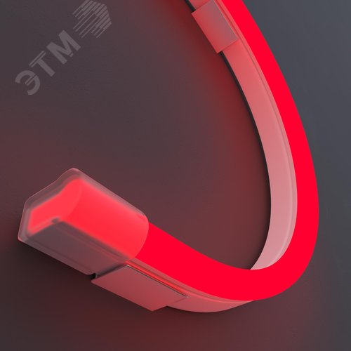 Неон гибкий 25x13 220В 8Вт/м Red IP65 50м 201233 - фото 6