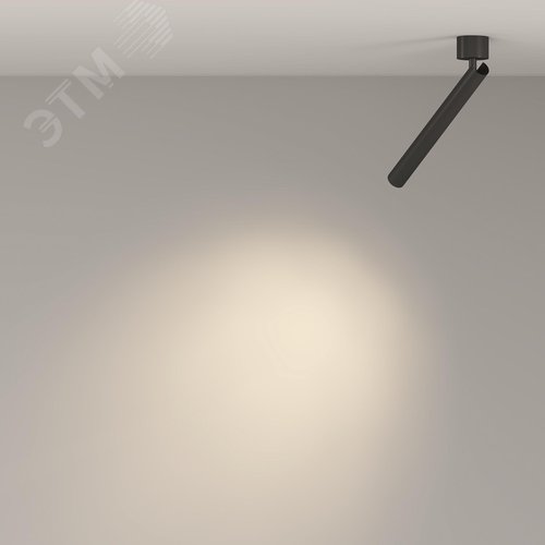 Светильник потолочный Focus T LED 6W Черный - фото 4