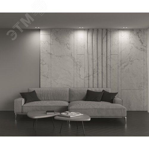 Светильник встраиваемый Atom , под лампу GU10 2x10Вт, Белый, двойной, 25х175х92мм - фото 6