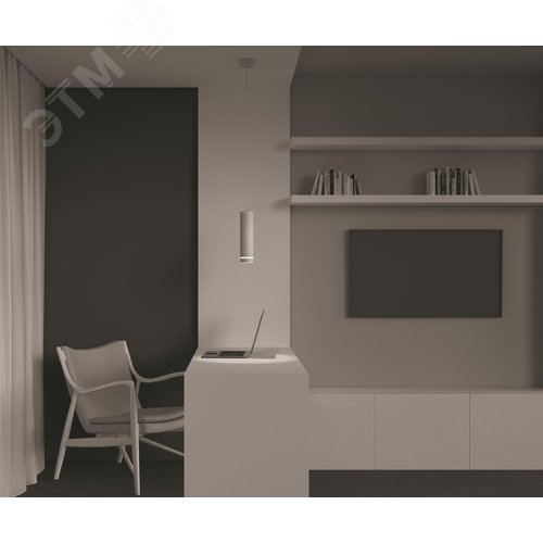 Светильник подвесной Orlo LED 12W Белый - фото 4