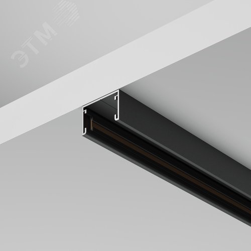 Шинопровод 2м накладной Basity, черный - фото 3