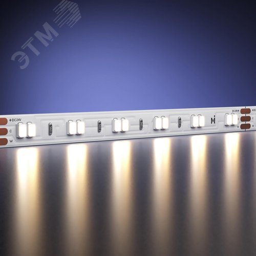 Лента светодиодная 24В 2835 12Вт/м 5м 2700-6000K IP 20 - фото 3