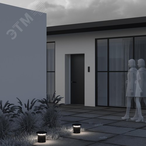 Светильник ландшафтный Outdoor Grip IP 54 LED 10W 3000 K Графит - фото 5