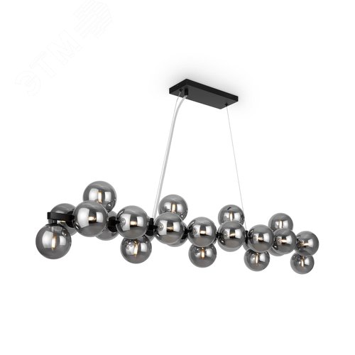 Светильник подвесной Dallas G9х25х28W Черный - фото 4