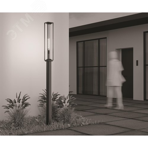 Светильник ландшафтный Outdoor Cell IP 54 E27х1х15W Графит - фото 7