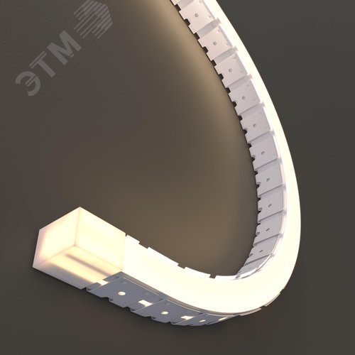 Профиль гибкий  для гибкого неона 17x12 мм (алюминий, 2x0,5м) 432010 - фото 3