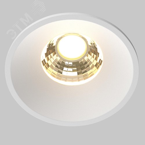 Светильник встраиваемый Round DL058-7W2.7K-W Белый - фото 2