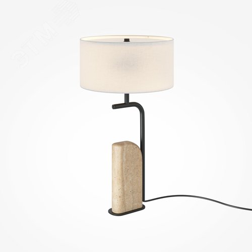 Светильник настольный Glamping E14х2х40W Черный - фото 5