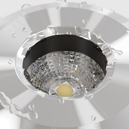 Светильник встраиваемый Outdoor Flash IP 67 LED 1W 3000 K Серебро - фото 4
