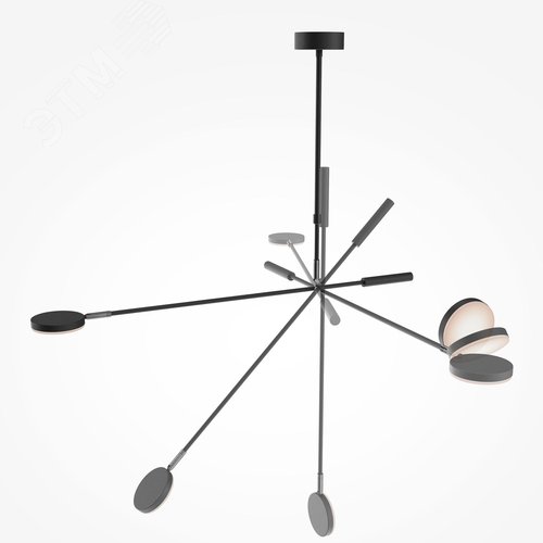 Светильник потолочный Fad LED 8W Черный - фото 3