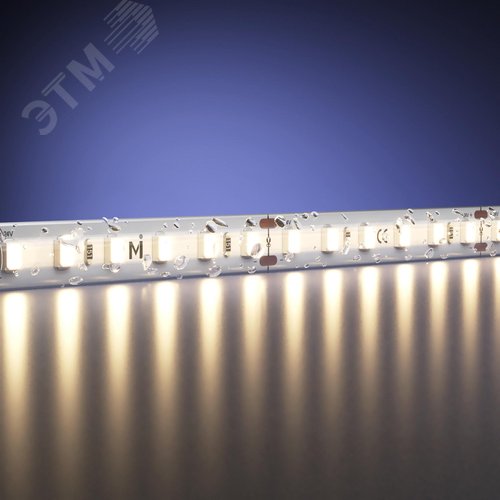 Лента светодиодная 9,6Вт/м 24В 3000K IP68 120 LED/м - фото 3