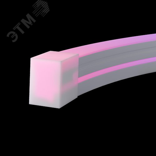 Неон гибкий 17x12 24В 17,8Вт/м RGB SPI  IP67 5м 432052 - фото 6