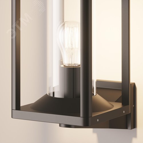Светильник настенный (бра) Outdoor Cell IP 65 E27х1х15W Графит - фото 4