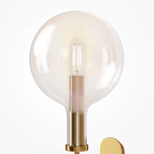 Светильник настенный (бра) Maytoni MOD333WL-01BS Латунь - фото 3