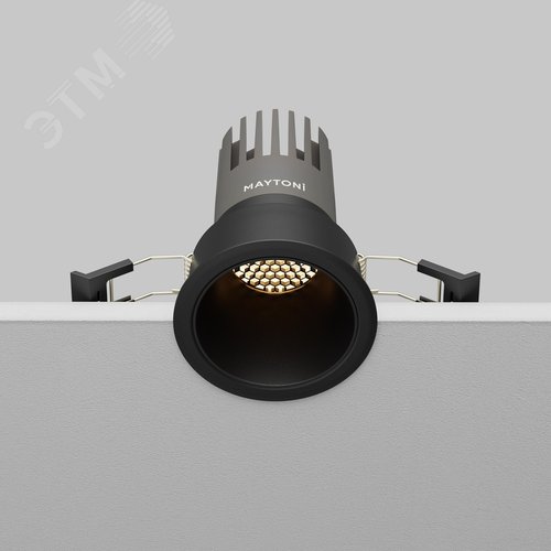 Светильник встраиваемый Dip DL116-10W-3K-B Черный - фото 7