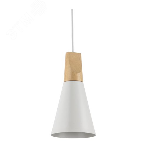 Светильник подвесной Bicones E27х1х60W Белый - фото 3