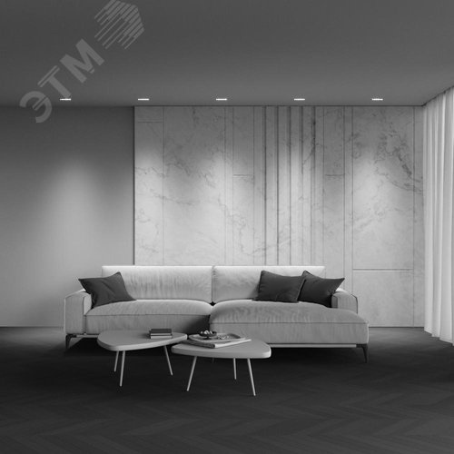 Светильник встраиваемый Points DL065-12W3-6K-B Черный - фото 5