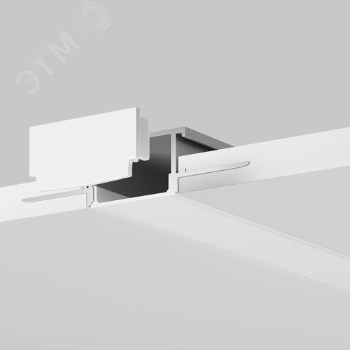 Профиль для LED ленты алюминиевый встраиваемый скрытого монтажа 61x14 (Серебро, 3 м) ALM-011-S-3M - фото 4