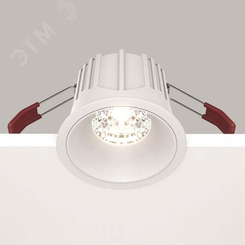 Светильник встраиваемый Alfa LED DL043-01-15W4K-RD-W Белый - фото 3
