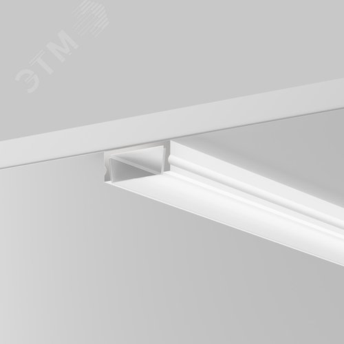 Профиль алюминиевый накладной 15x6 (Белый, 2 м), ALM-001-W-2M - фото 2