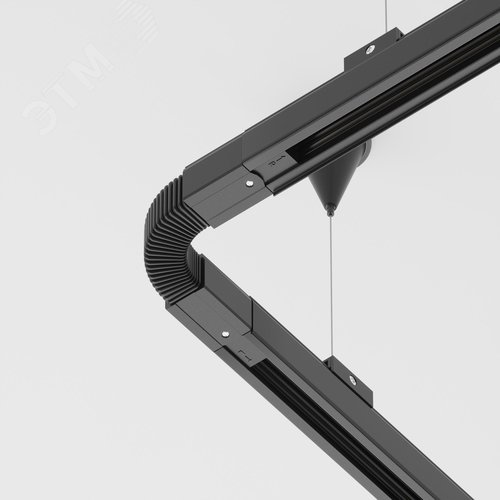 Коннектор гибкий Trinity черный - фото 3