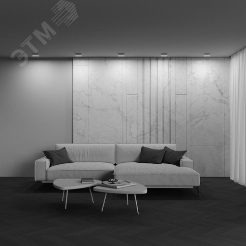 Светильник потолочный Basis LED 12W Белый - фото 4