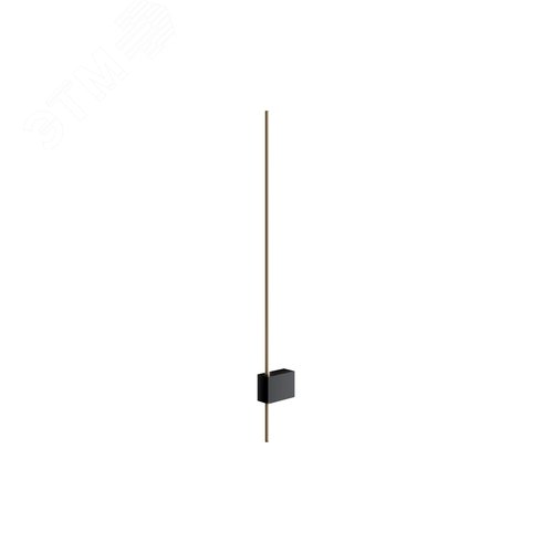 Светильник настенный (бра) Pars 3000К 6Вт IP20, черный - фото 1