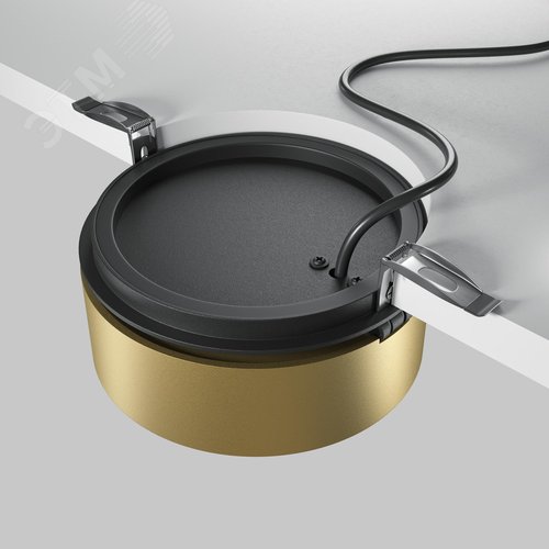 Светильник встраиваемый Onda DL024-18W3K-BMG Черный - фото 3