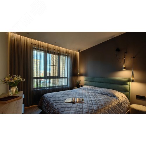 Светильник подвесной Sintesi LED 12W Хром - фото 4