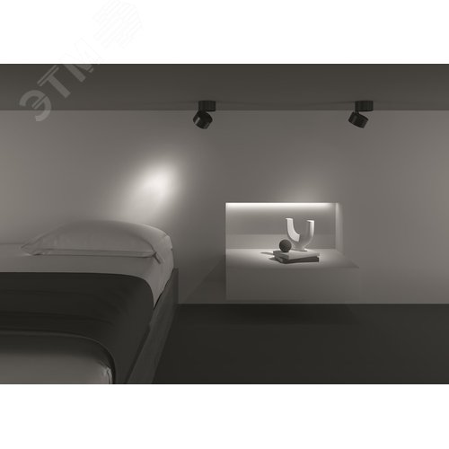 Светильник потолочный Yin LED 15W Черный - фото 6