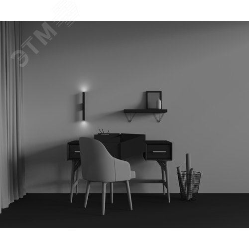Светильник настенный (бра) Technical C082WL-12W2.7K-B Черный - фото 5