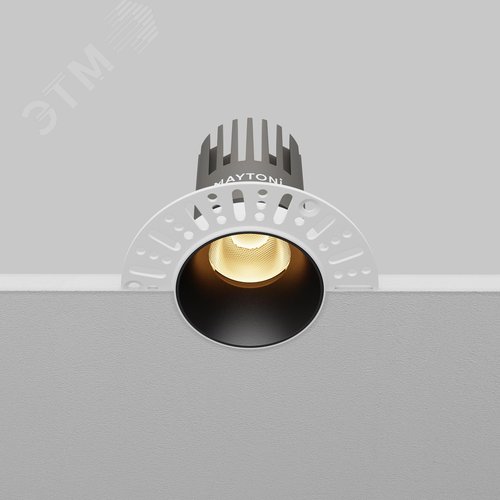 Светильник встраиваемый Dip DL124-10W-2.7K-TRS-B Черный - фото 6