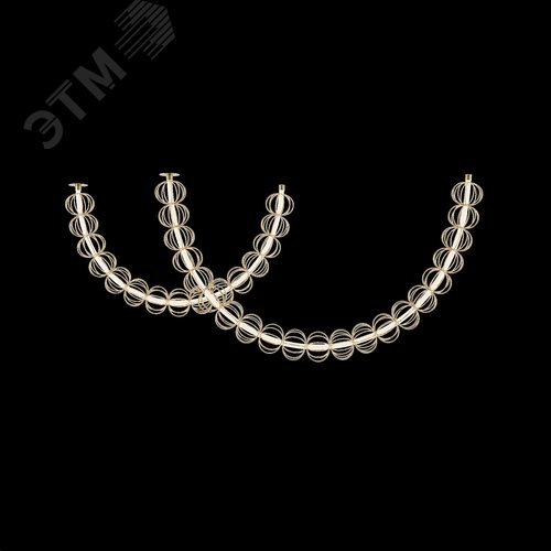 Светильник подвесной Golden Cage LED 117W Золото - фото 4