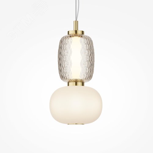 Светильник подвесной Pattern LED 18W Золото - фото 6