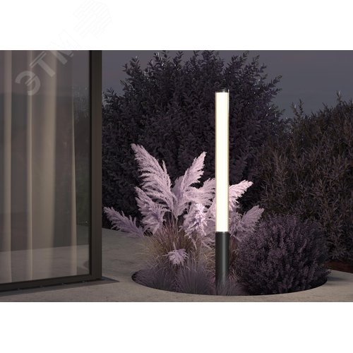 Светильник садово-парковый Outdoor Ster IP 65 LED 70W 3000 K Черный - фото 4