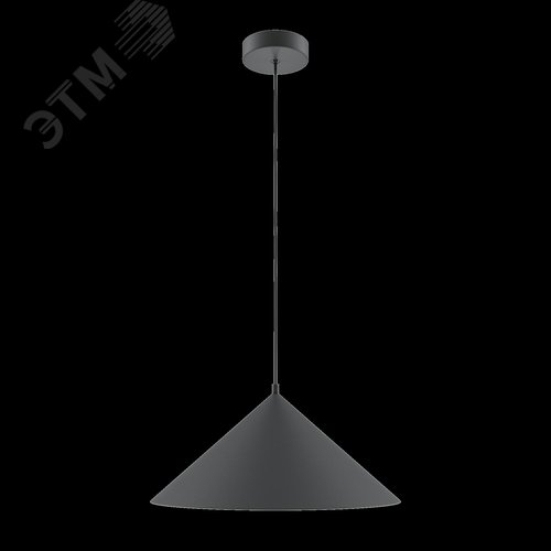 Светильник подвесной Basic colors E27х1х40W Черный - фото 6