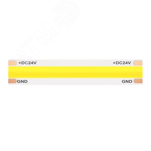 Лента светодиодная 24В COB 12Вт/м 6000K 5м IP20 - фото 3