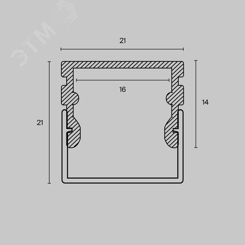 Профиль для светодиодной ленты - фото 2