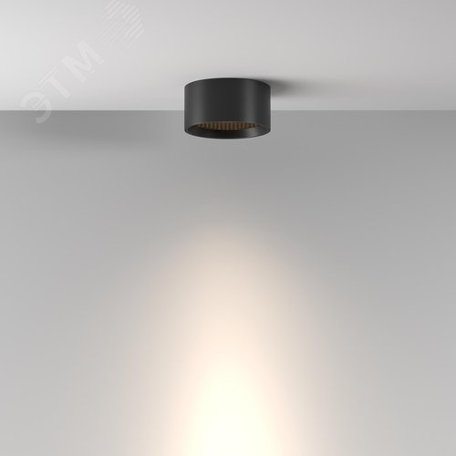 Светильник потолочный Glare LED 7W Черный - фото 3