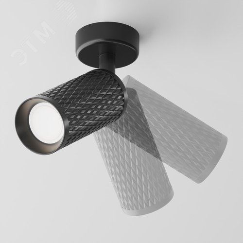 Светильник потолочный Focus Design GU10х1 Черный - фото 3