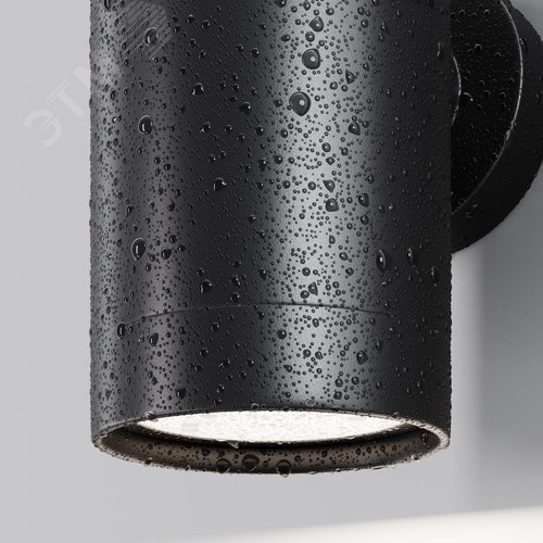 Светильник настенный (бра) Outdoor Clyde IP 54 GU10х1х10W Черный - фото 4