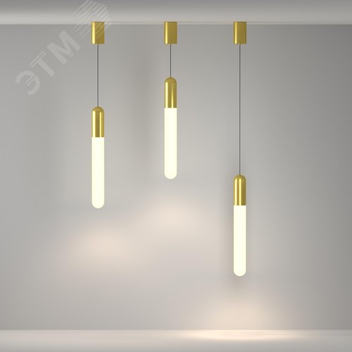 Светильник подвесной Mist LED 12W Латунь - фото 4