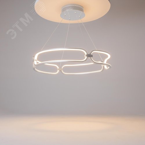 Светильник подвесной Chain LED 50W Никель - фото 4