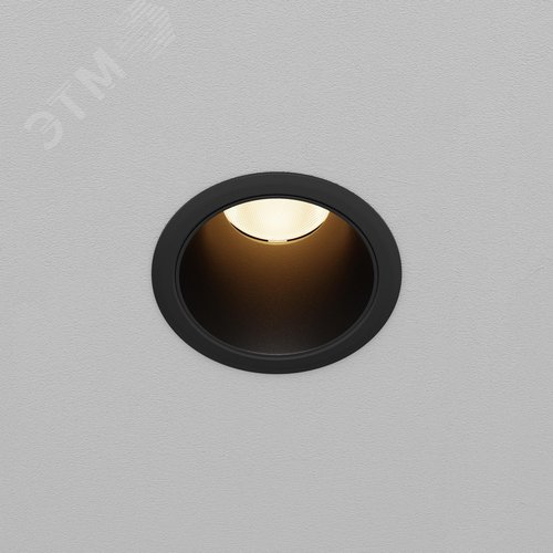 Светильник встраиваемый Dip DL116-10W-3K-B Черный - фото 3