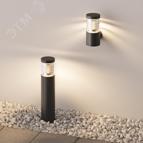 Светильник настенный (бра) Outdoor Spir IP 54 LED 12W 3000 K Графит - фото 6