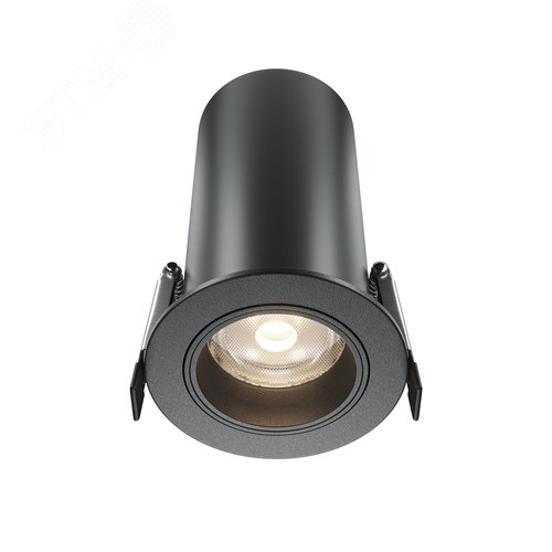 Светильник встраиваемый FOCUS LED DL125-L12-4K-B Черный - фото 1