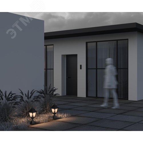 Светильник ландшафтный Outdoor Abbey Road IP 44 E27х1х60W Черный - фото 6