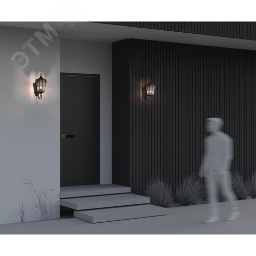 Светильник настенный (бра) Outdoor Albion IP 44 E27х1х60W Бронза Антик - фото 7