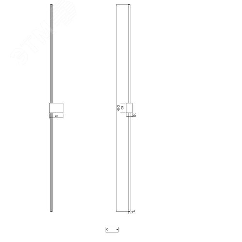 Светильник настенный (бра) Technical C071WL-L12GB3K Черный - фото 5