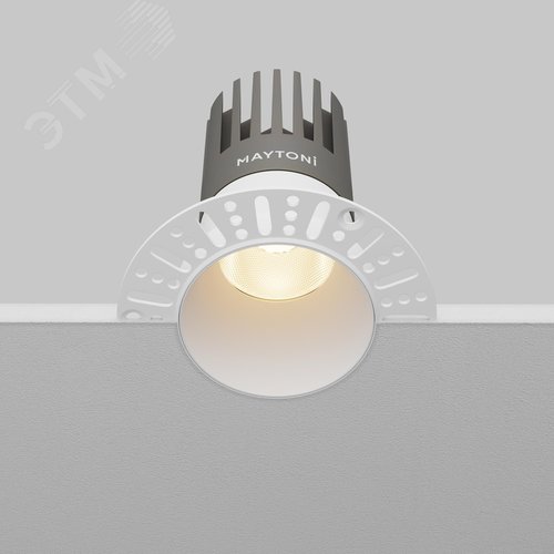 Светильник встраиваемый Dip DL122-15W-3K-TRS-W Белый - фото 6